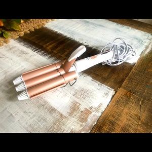 3 barrel beach waves curling iron